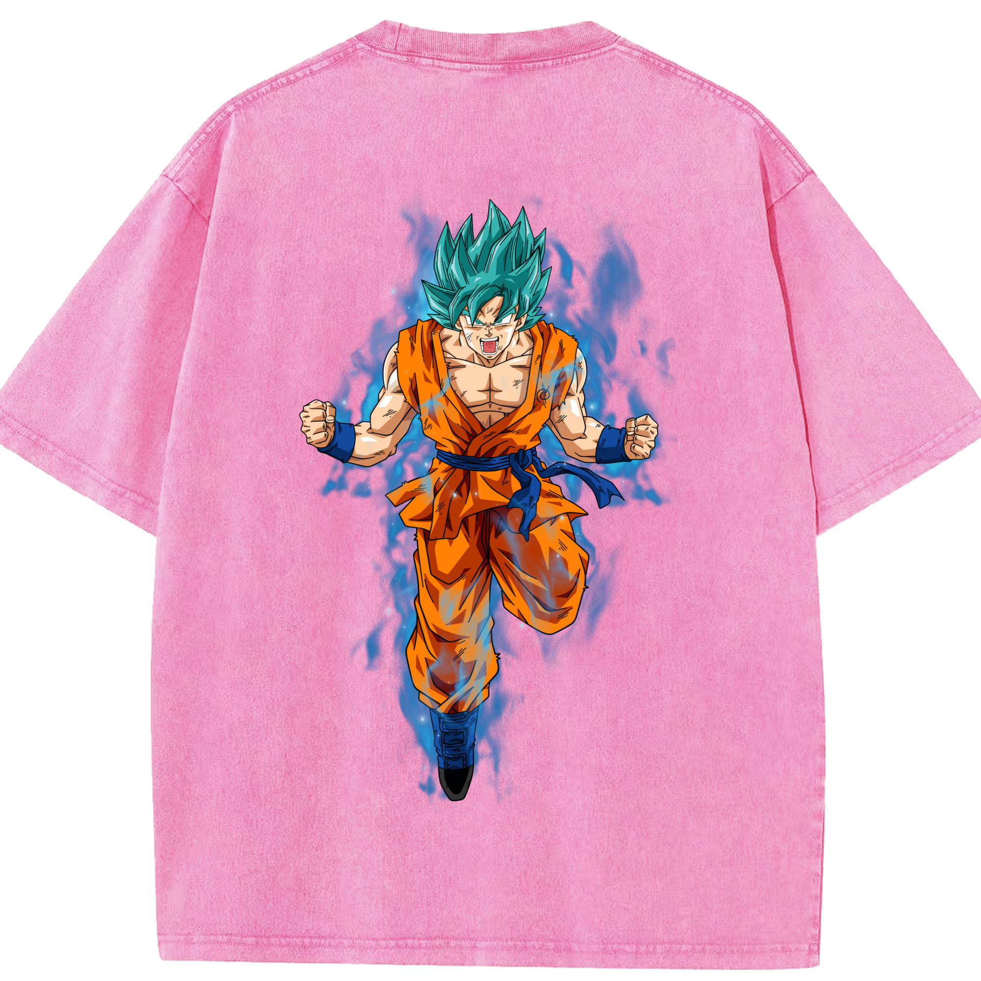 （画像用） ドラゴンボール 孫 悟飯（そんごはん）DRAGON BALL Son Gohan 綿100% ヴィンテージ風 半袖Tシャツ（背面プリント）